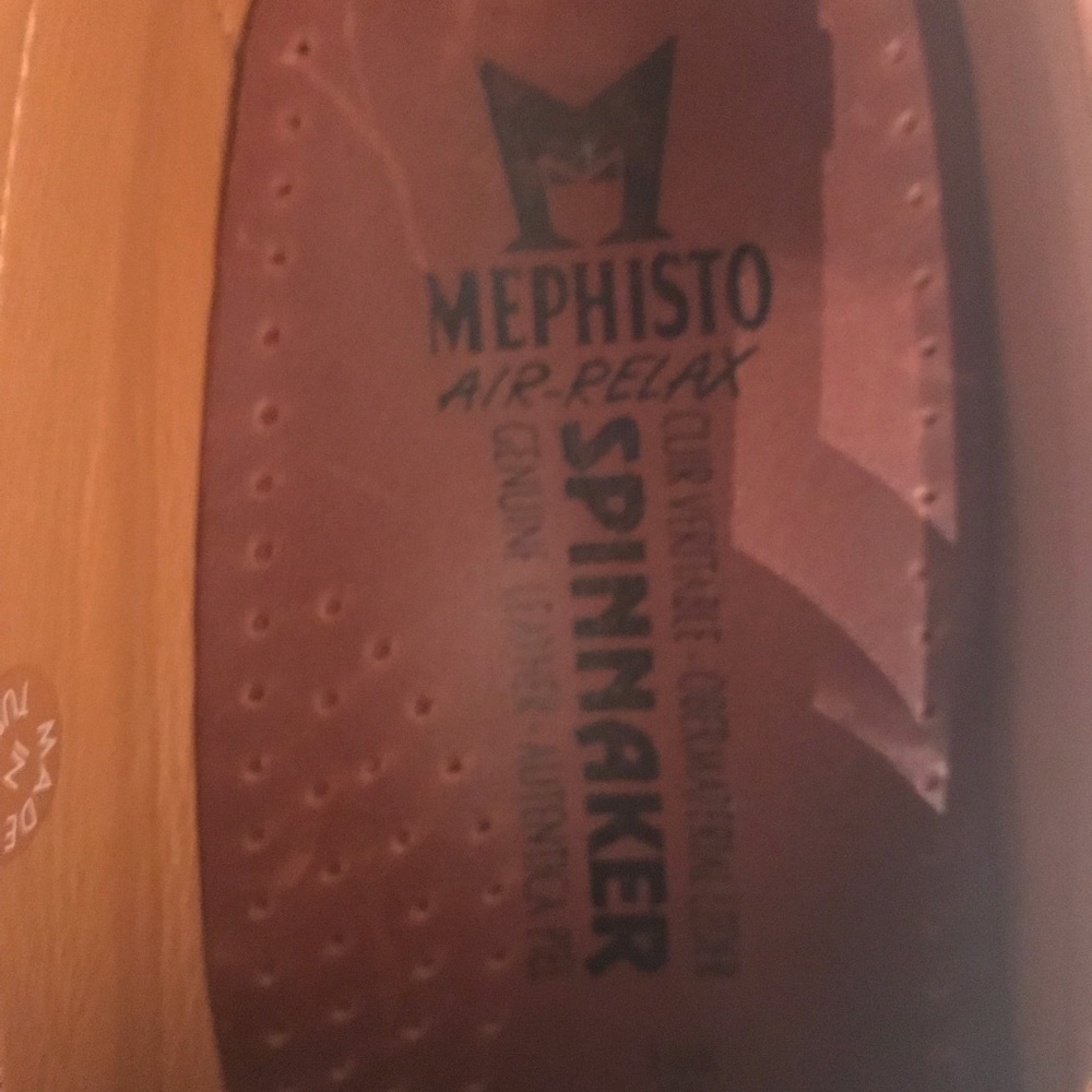 Men’s Mephisto Cap Vert Loafer in Rust - Picture 5 of 6